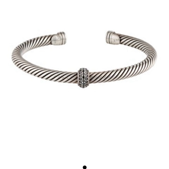 David Yurman Jewelry - Diamond Station Cable Classic Cuff bracelet